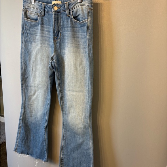 L'AGENCE Sofia Light Blue High Rise Cropped Flare Jeans size 25 - Picture 16 of 16